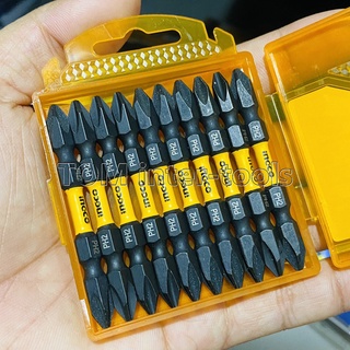 Mũi bắt vít hai đầu ph2+ph2x65mm (có nam châm hít ingco sdbim21ph233