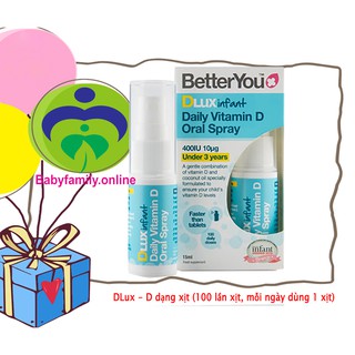 Dlux D3 - Vitamin D3 Dạng Xịt Của Anh 0 - 3 Tuổi