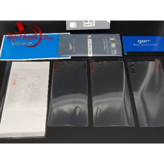 Bộ 4 miếng dán full màn hình Sony Xperia XZ chính hãng Gor