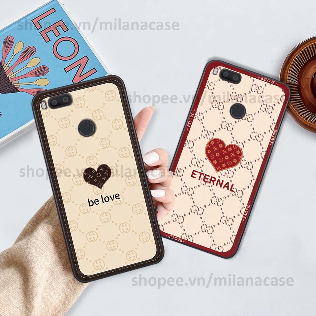 Ốp Xiaomi Mi A1 hình trái tim be love tình yêu siêu đẹp, cá tính, thời trang