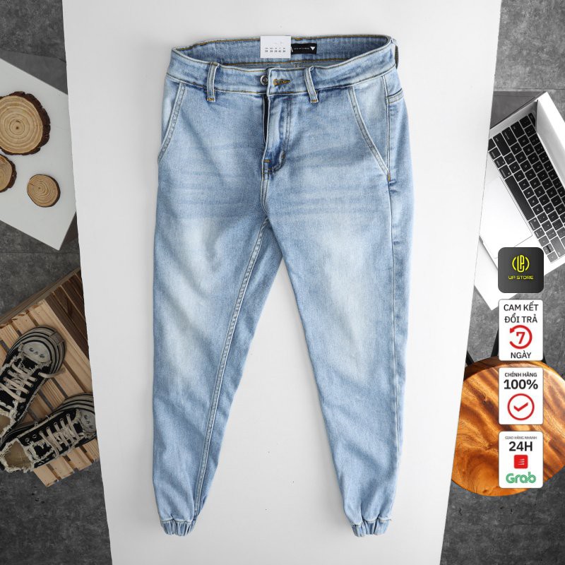 Quần Jean Jogger nam cao cấp form slim dễ phối đồ phù hợp mọi phong cách | BigBuy360 - bigbuy360.vn