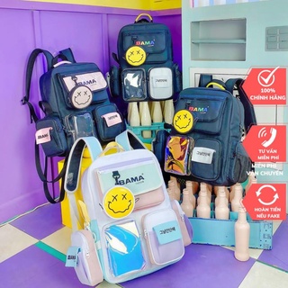 Balo đi học Bama Backpack kèm túi tròn mini hàng đẹp