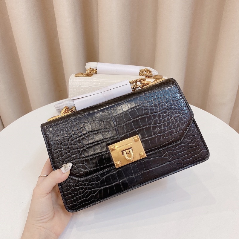 (Túi giấy hãng) Túi khoá gập size 22 hàng đẹp