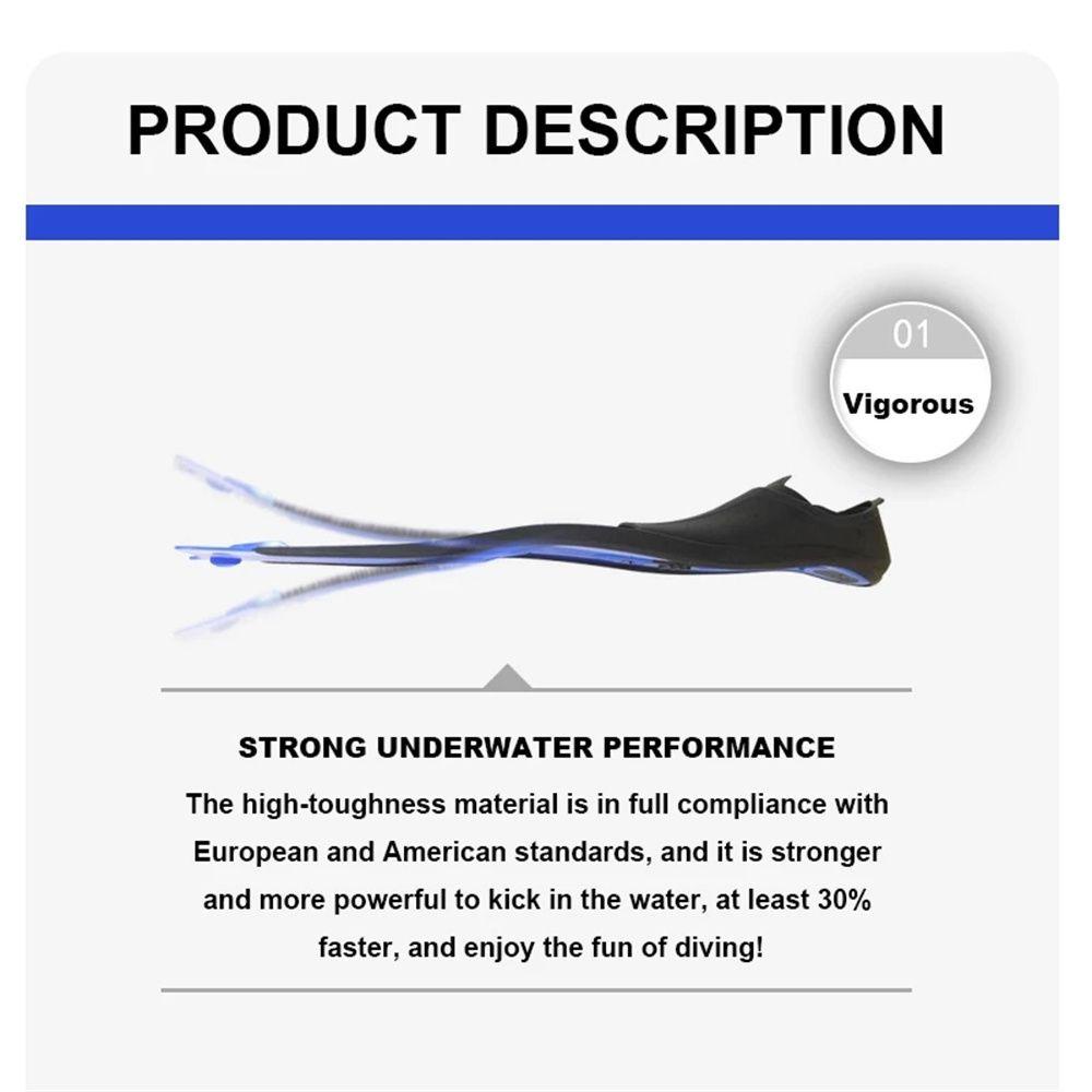 MUVAKO Chân Vịt Bơi Lặn Chuyên Nghiệp Chất Lượng Cao