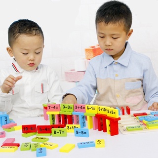 Đồ Chơi Domino Gỗ 110 Số Giúp Bé Luyện Cộng Trừ Phép Tính Chữ Số- Đồ Chơi Gỗ Thông Minh Life Plus