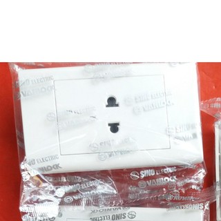 1 ổ cắm 2 chấu sino s18 16a