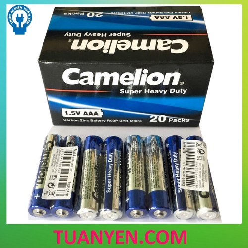 Hộp Pin tiểu 20 viên Camelion AA và AAA Chính hãng
