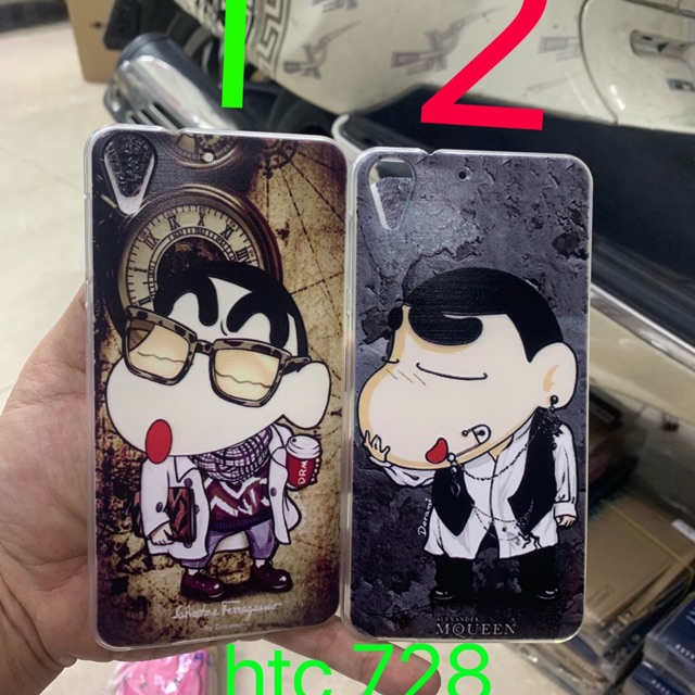 Ốp HTC 728 dẻo in hình kute