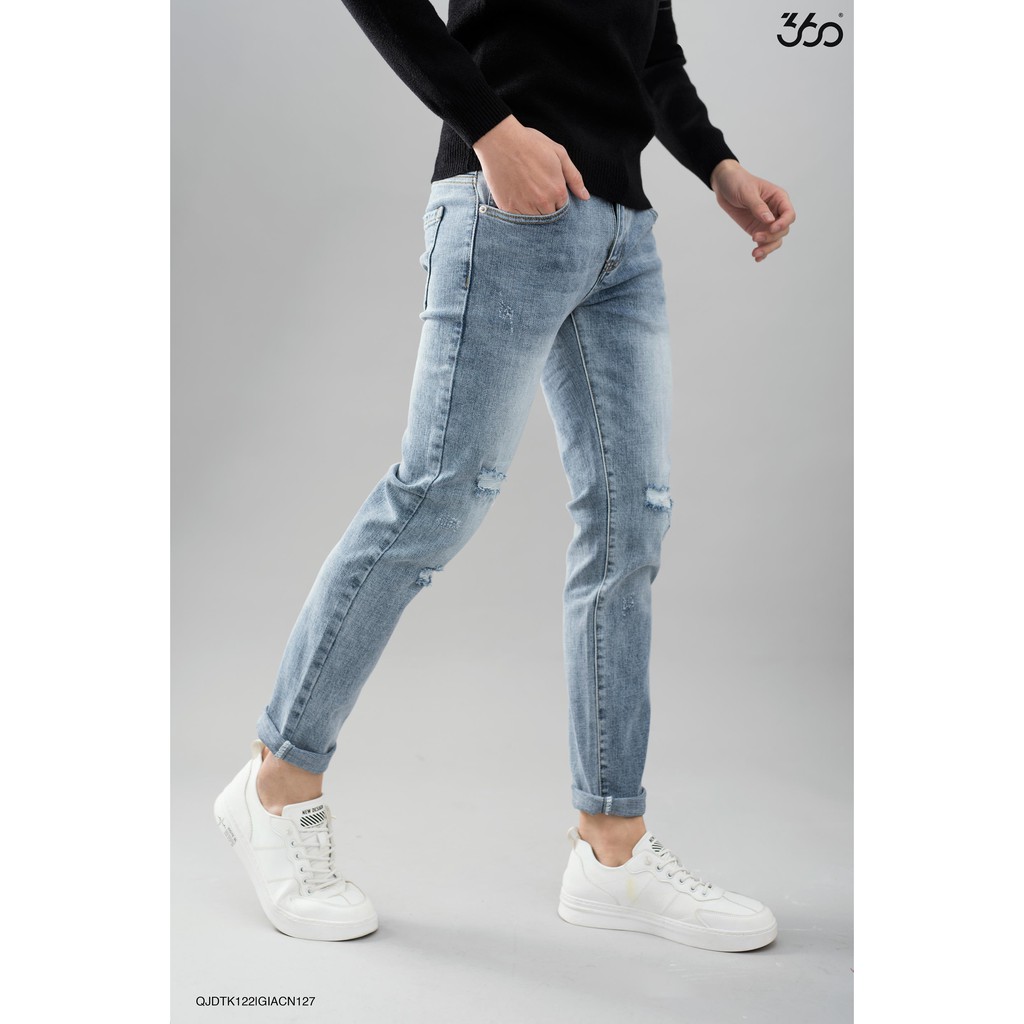 Quần jean nam cao cấp thương hiệu 360 Boutique - QJDTK122 | BigBuy360 - bigbuy360.vn