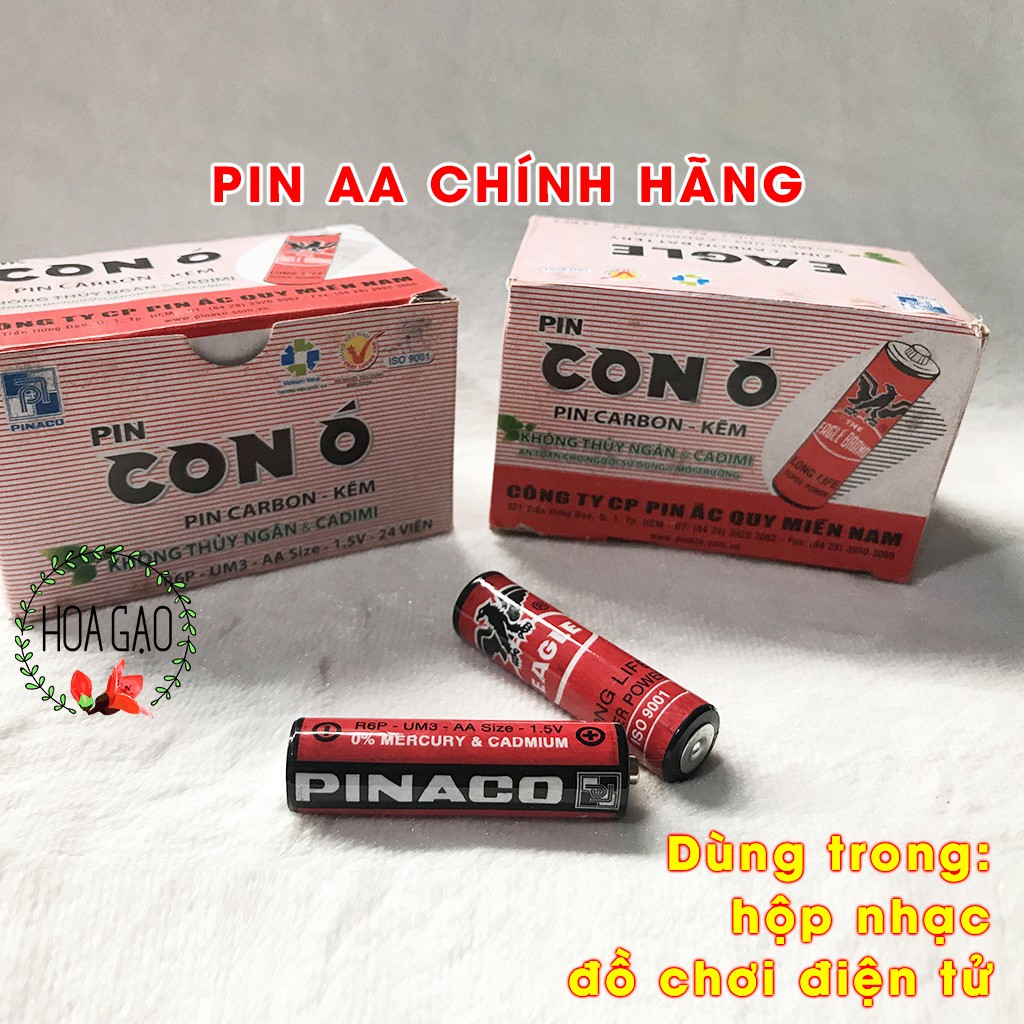 Pin AA PINACO cặp 2 viên dùng trong hộp nhạc, trò chơi điện tử, đồng hồ