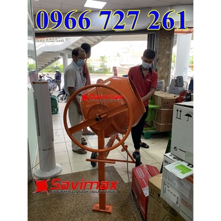 XẢ KHO 3 NGÀY Máy trộn bê tông mini trộn nửa bao giá rẻ MT130, bảo hanh 1 năm