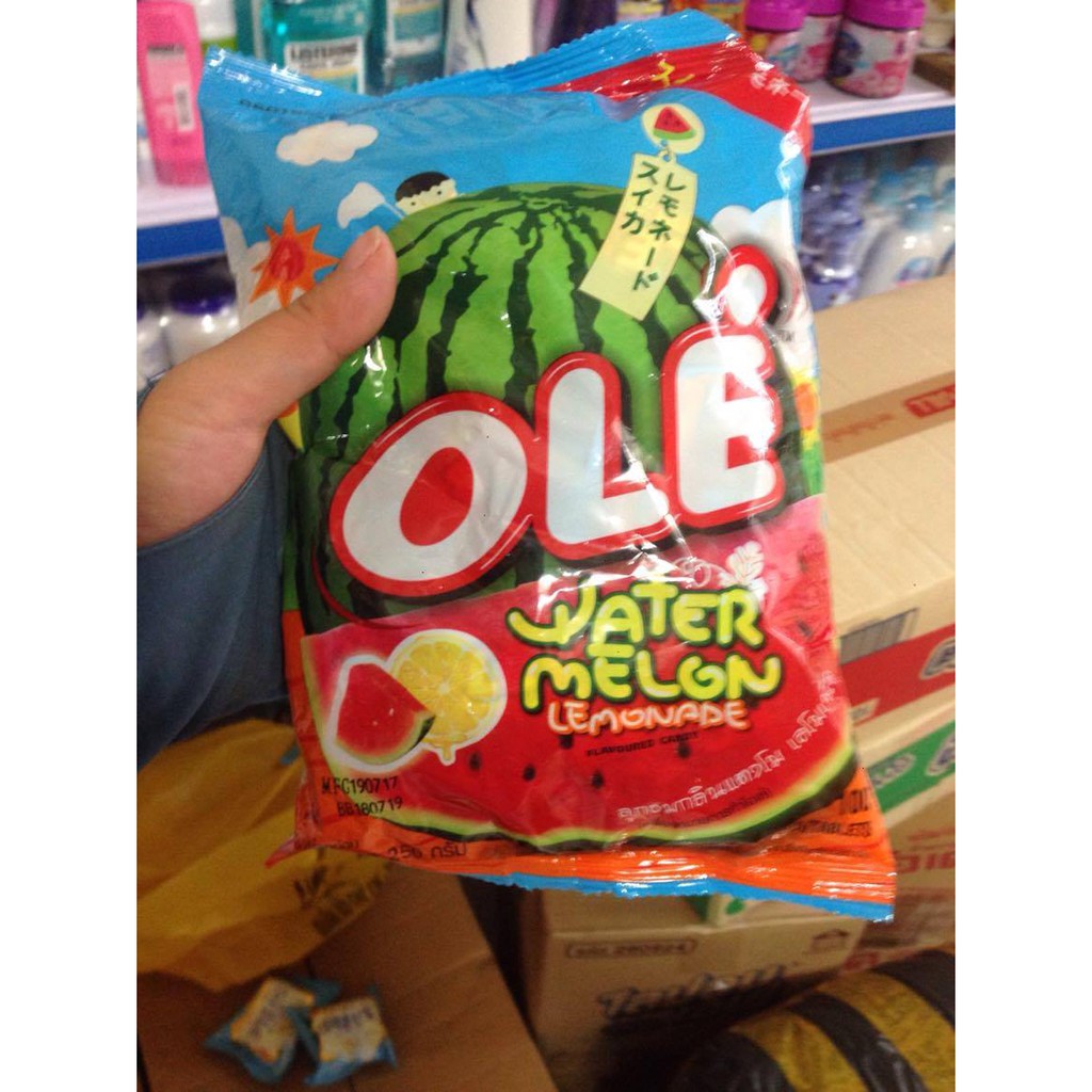 Kẹo Olé chanh dưa hấu Thái Lan