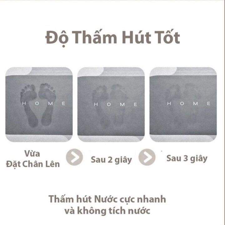 THẢM TRẢI SÀN - SIÊU THẤM HÚT - CHỐNG TRƠN TRƯỢT- Chùi Chân Silicon Siêu hút Nước - Phân Phối Thảm Bền Đẹp Trí Tài