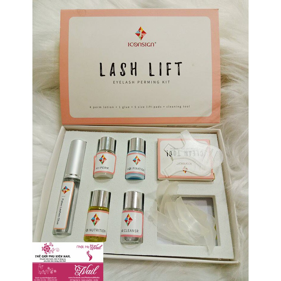 Sét Bộ Uốn Mi LASH LIFT 3D 6D Collagen Hàn Quốc Iconsign. ĐẸP HOÀN HẢO CHO ĐÔI MẮT