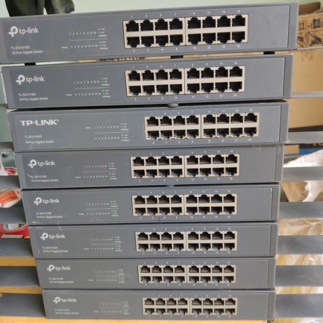 SWITCH TPLINK CHÍNH HÃNG 16 PORT TỐC ĐỘ 1GB BAO TEST 7 NGÀY KHI NHẬN HÀNG