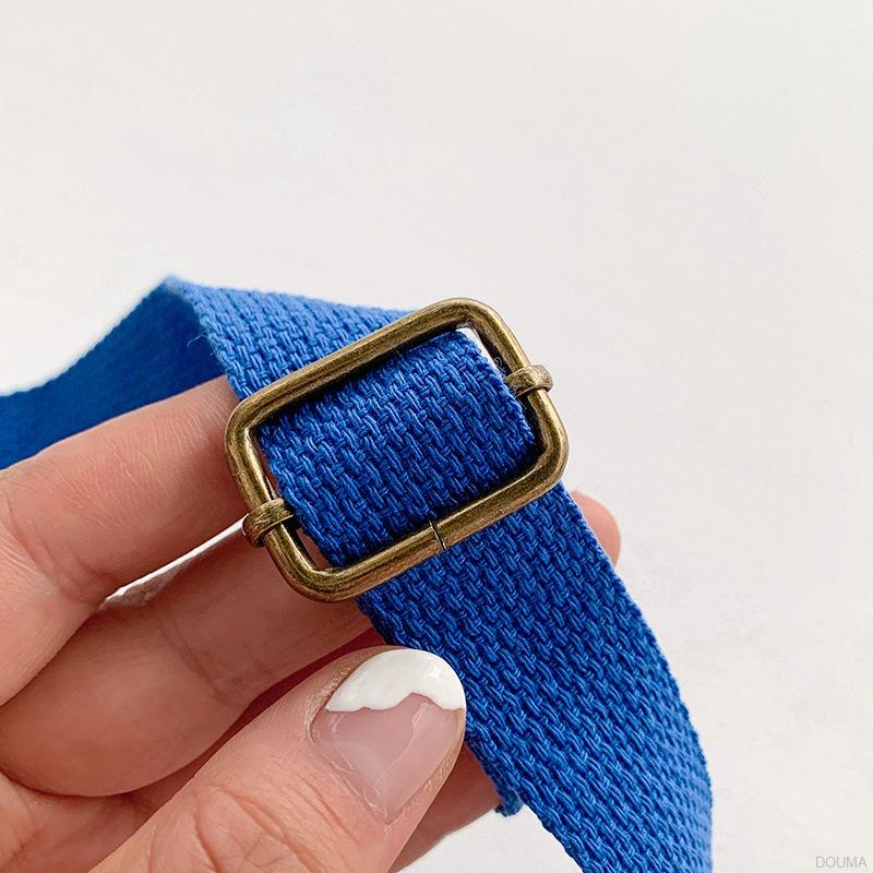 Túi xách vải canvas nhỏ gọn in chữ cái đáng yêu dành cho bé