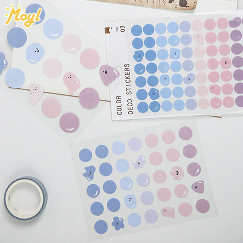 Sticker Dán Trang Trí Sổ Tay Chống Thấm Nước Tiện Dụng