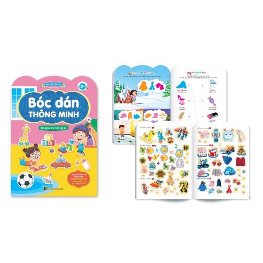 COMBO BÓC DÁN THÔNG MINH CHO BÉ-VỪA HỌC VỪA CHƠI (6 cuốn)