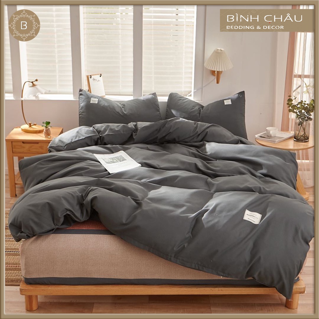 Bộ Chăn Ga Vỏ Gối Cotton Tencel Cao Cấp Phong Cách Hàn Quốc EMPIRE Bo chun Drap - Bình Châu Bedding & Decor | BigBuy360 - bigbuy360.vn