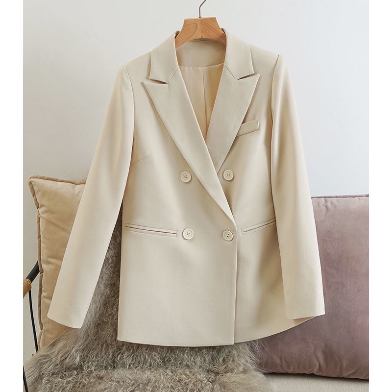Áo khoác nữ kiểu hàn, áo blazer dáng suông tay dài hàng cao cấp mẫu mới mã RB50