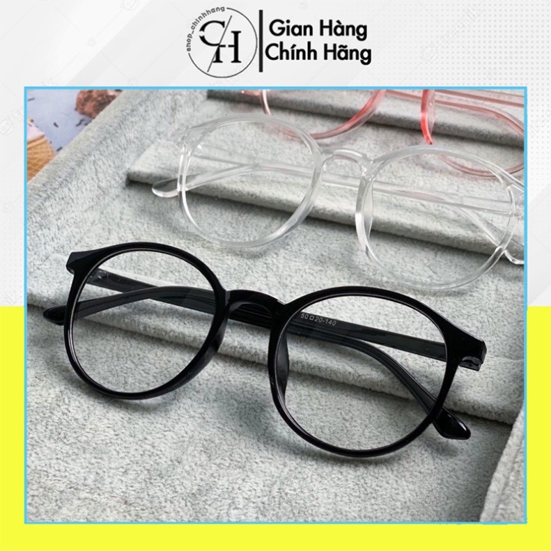 MẮT KÍNH GIẢ CẬN NGỐ TATA TRÒN cute KÍNH thời trang nam giới NỮ mẫu mã mới AH143