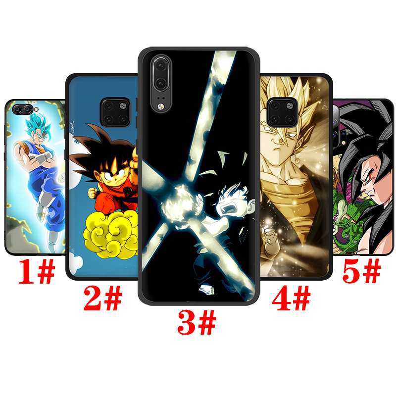 Ốp Điện Thoại Tpu Silicon Mềm Hình Dragon Ball Z Super Saiyan Cho Huawei Y6P Y9 Prime 2019 Mate 10 20 30 Lite Pro T58