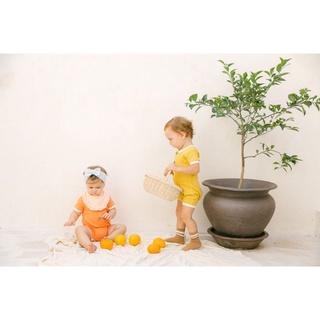 Áo liền quần bohobaby Romper-bohobaby Panna ford Playinguit - almond, 1y - jumpsuit-Boys.