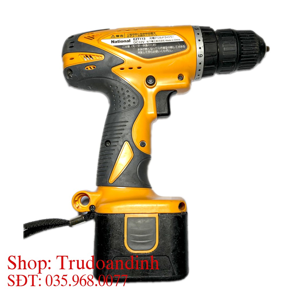 Máy khoan pin/ bắt vít National EZT113 12v