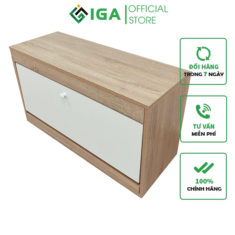 Tủ Giày Mini IGA Cánh Lật 3 Tầng Hiện Đại - GP102