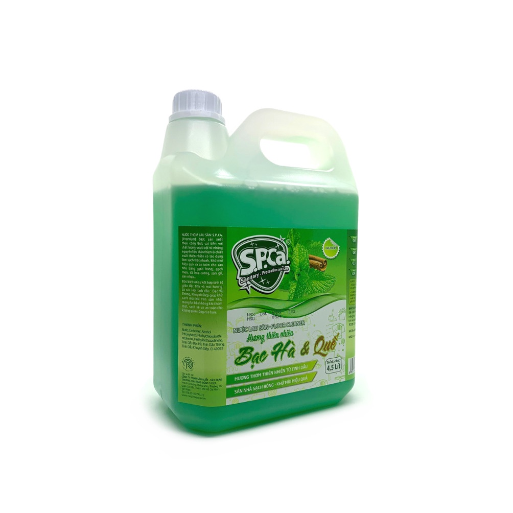 Nước lau sàn nhà SPCa 4.5 lít cao cấp diệt sạch khuẩn lưu hương dài lâu