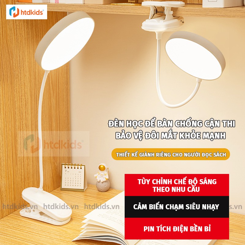 💥 Đèn học kẹp bàn đa chức năng chống cận thị bảo vệ đôi mắt khỏe mạnh có Pin sạc tích điện thông minh