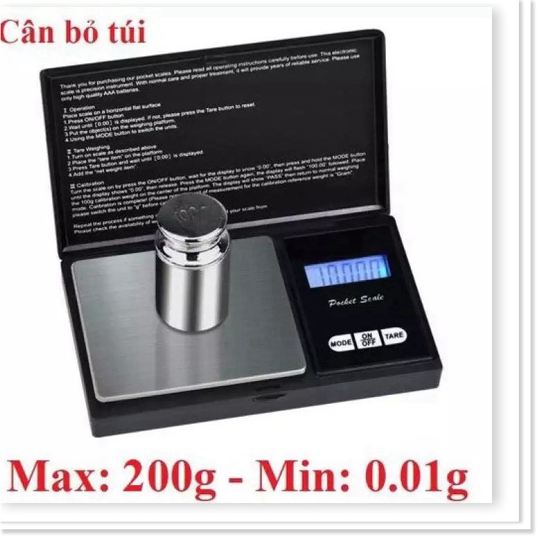 Cân điện tử dùng pin tiểu aaa khối lượng tối đa 500g màn hình LCD - EL0025