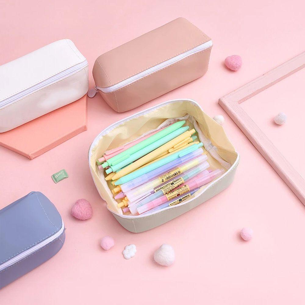PEWANY Túi Đựng Bút Bằng Da PU Thiết Kế Sáng Tạo Dễ Thương Ốp