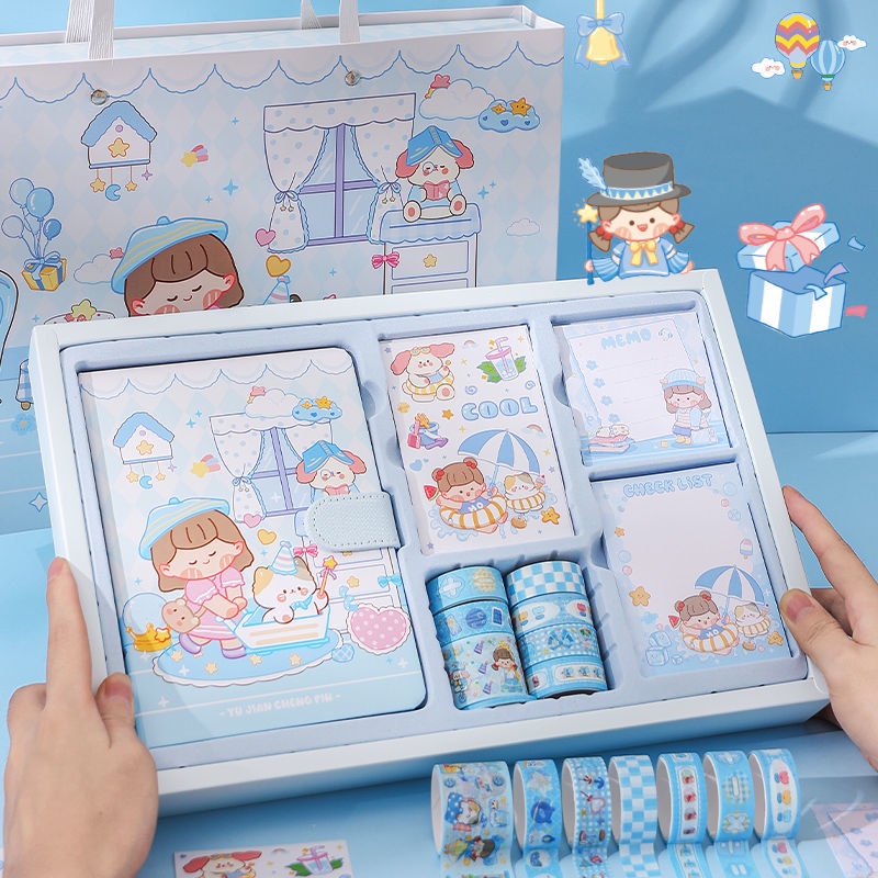 Bộ Sticker Dán Trang Trí Sổ Tay Dễ Thương Dùng Làm Quà Tặng Sinh Nhật