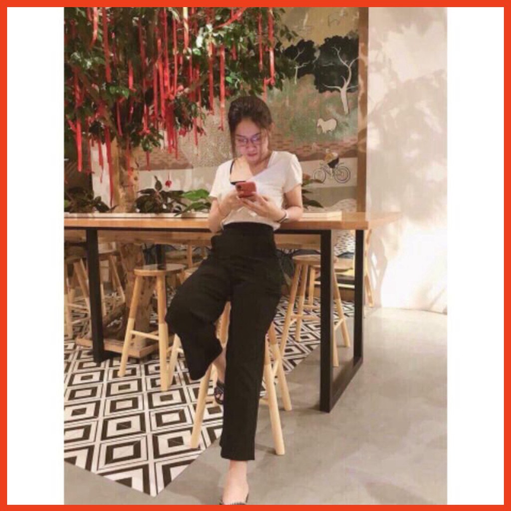 Bán sỉ Quần ống rộng nữ khoá sườn chất tuyết mưa loại 1 freeship50k