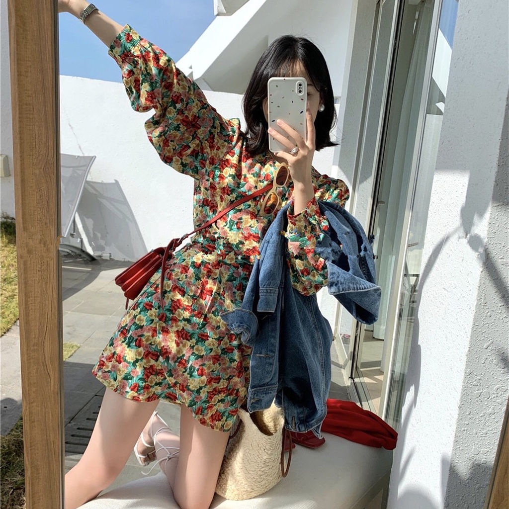 Đầm Hoa Dáng Rộng Thiết Kế Mới Thời Trang Mùa Xuân Hè Dành Cho Nữ
