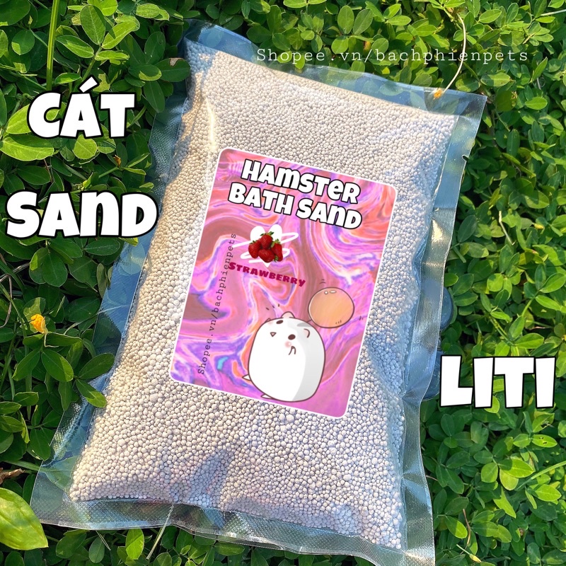 Cát sand thơm lót chuồng hamster 1kg