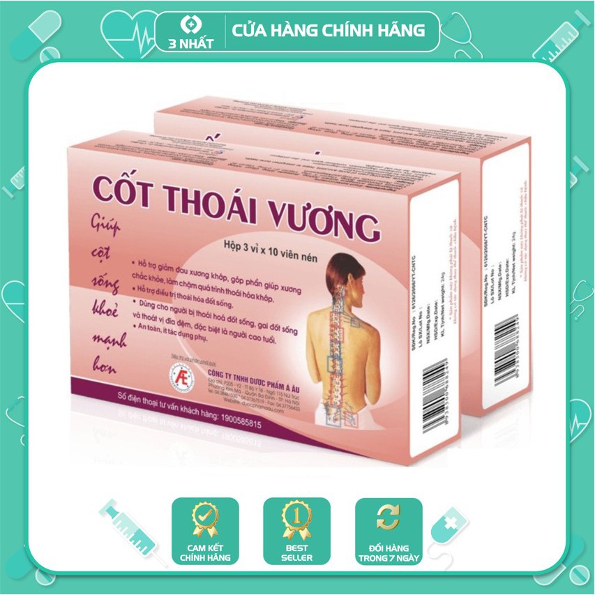 Cốt Thoái Vương hộp 30 viên, hỗ trợ thoái hóa xương khớp