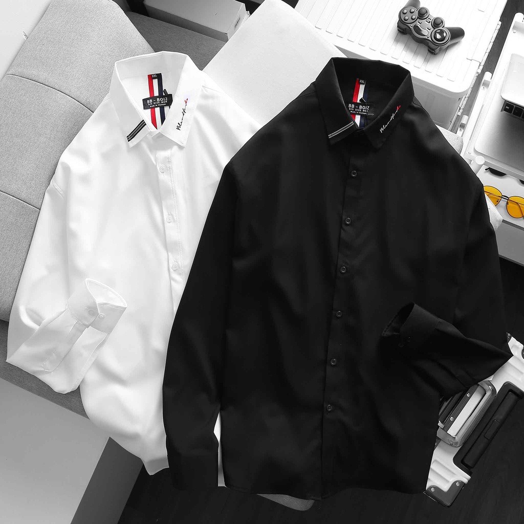 Áo sơ mi cách điệu BIGSIZE Maltrik, áo sơ mi kẻ viền chất lụa kate cao cấp mềm, thấm hút tốt size 80-130kg