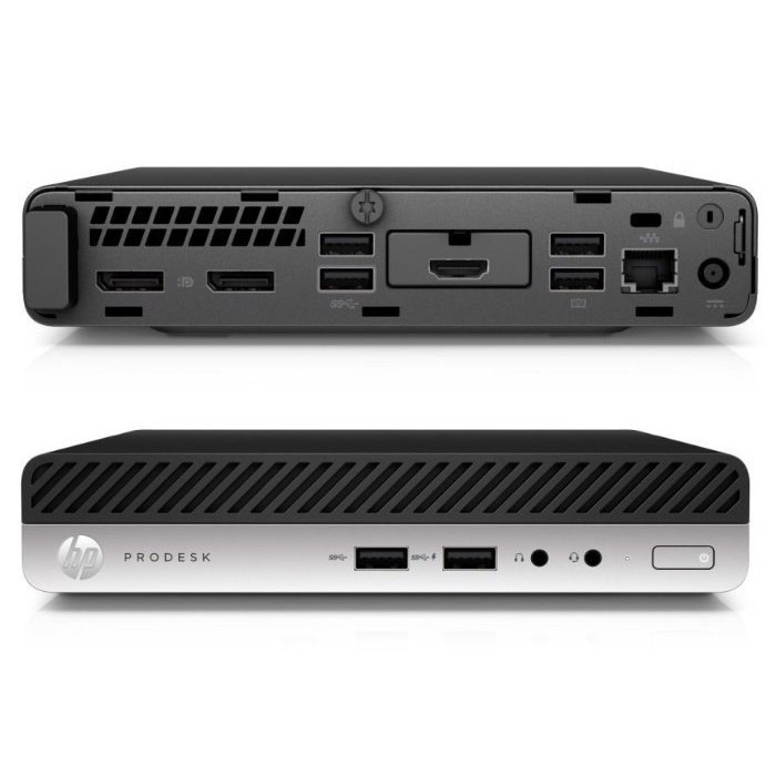 Máy tính để bàn HP ProDesk 400 G5 Desktop Mini i5-9500T/4GB RAM/256GB SSD/WL/K+M/DOS_7YD03PA