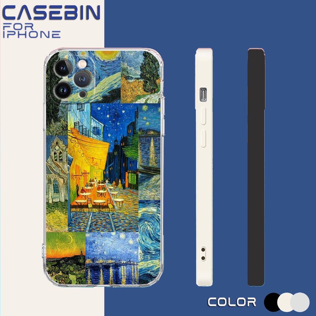Ốp điện thoại tranh van gogh love Iphone 6 6s 7 7s 8 SE X XR XS 11 12 13 Plus Pro Promax LRT20217507