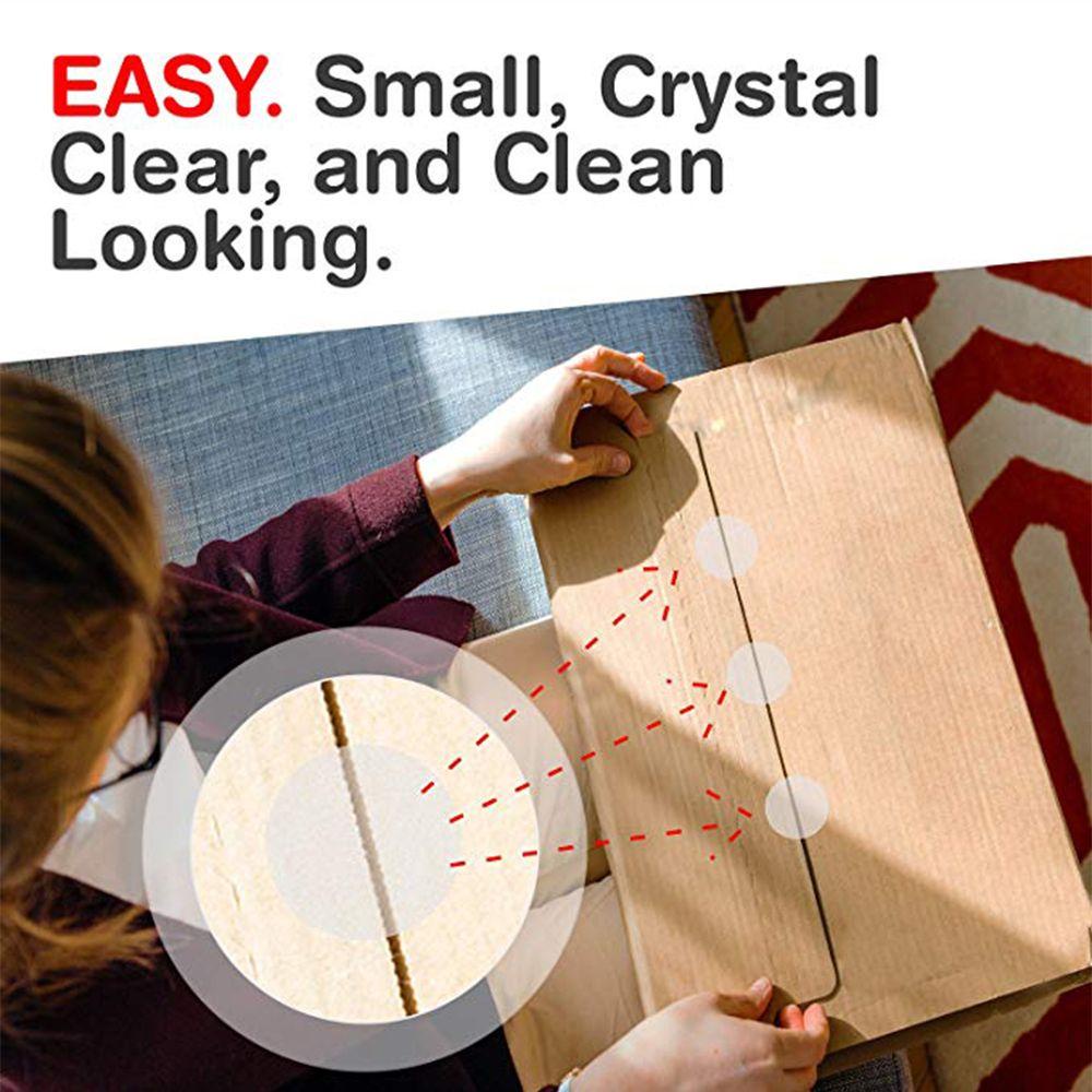 Nhãn Dán Tròn Trong Suốt Tự Dính Dùng Trang Trí Gói Quà Tiện Dụng