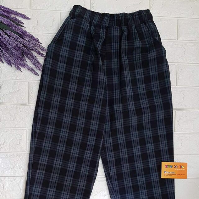 Quần caro pants, quần paild pants