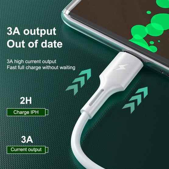 Cáp sạc nhanh 3A WK-WDC 136 full box dài 1m dành cho ip/,ss,oppo,micro usb,type c