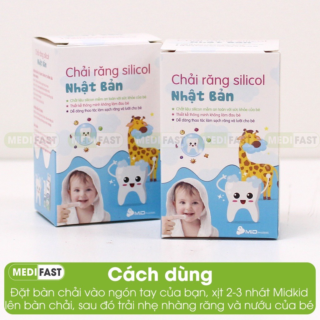 Xịt chống sâu răng Midkid dành cho trẻ em từ 1 tuổi ngăn ngừa mòn men răng, ố vàng, sún răng, viêm lợi