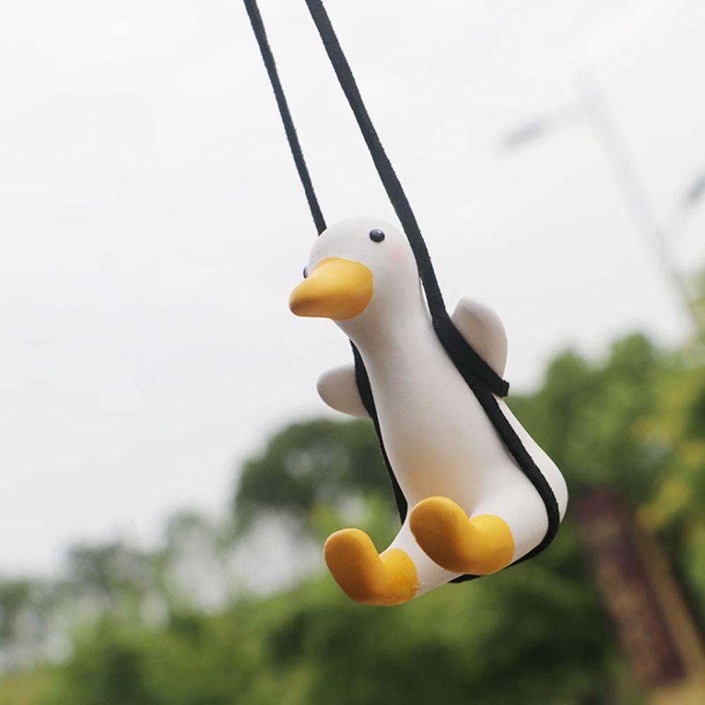 Dây Treo Trang Trí Xe Hơi Hình Vịt Con Handmade Xinh Xắn