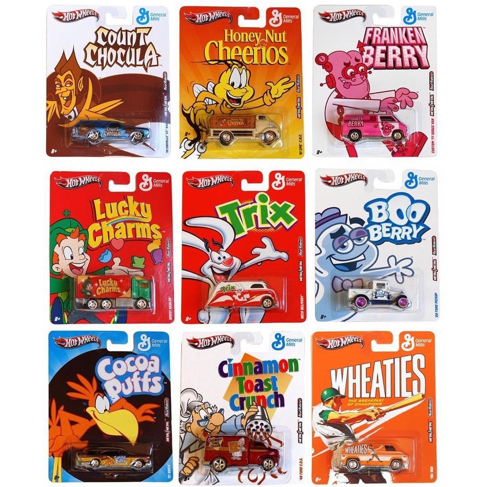 Nhiều mẫu Xe hot wheels sưu tầm 2011 general mills