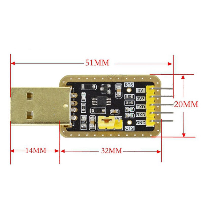 CH340E Bộ chuyển đổi mô đun USB mini sang TTL UART thay thế cho PL2303 | BigBuy360 - bigbuy360.vn