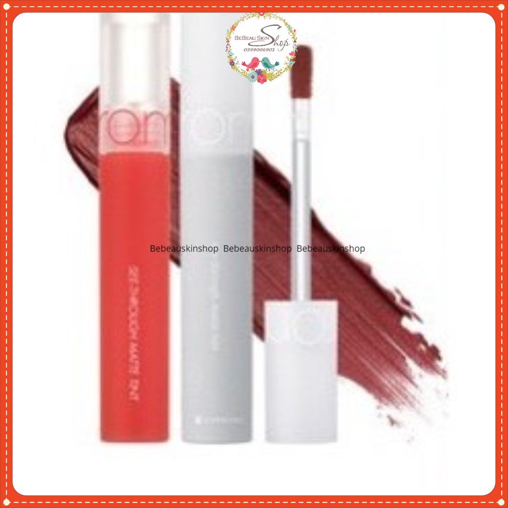 Son Kem Lì Siêu Mịn Romand See Through Matte Tint