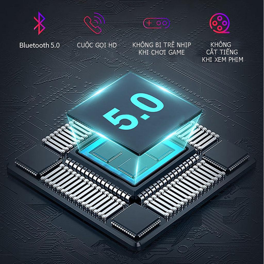Tai Nghe Không Dây Bluetooth 5.0 TWS S11 Nghe 400h Tích Hợp Micro Tự Động